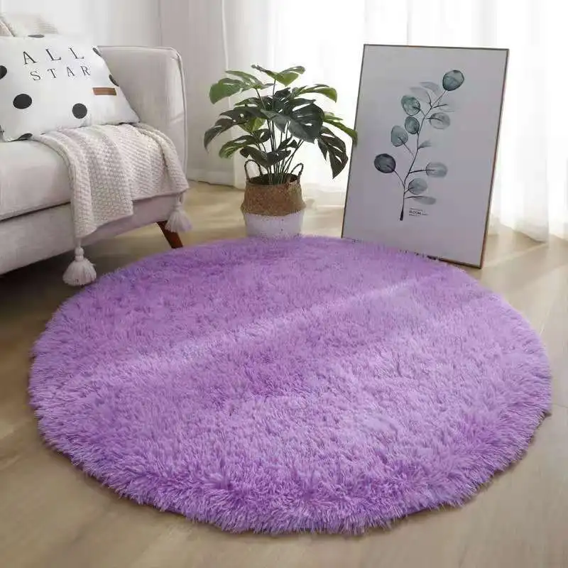 Newest Round Purple Furry Cute Carpet For Girls Children's Large Size Fluffy Rugs Living Room Decoration Washable Floor Mat
Newest Round Purple Furry Cute Carpet For Girls Children's Large Size Fluffy Rugs Living Room Decoration Washable Floor Mat