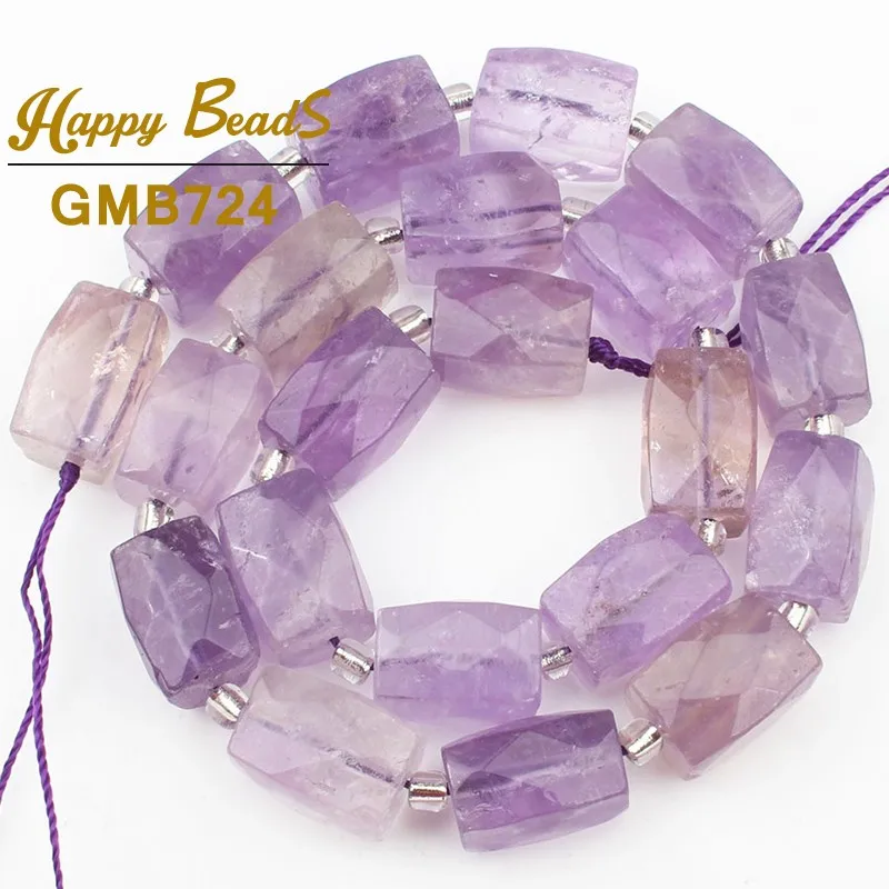 11x16mm Natural Faceted Amethysts Light Purple Quartz Crystal Beads Irregular Column Loose Bead For Jewelry Making Diy Bracelet
11x16mm Natural Faceted Amethysts Light Purple Quartz Crystal Beads Irregular Column Loose Bead For Jewelry Making Diy Bracelet