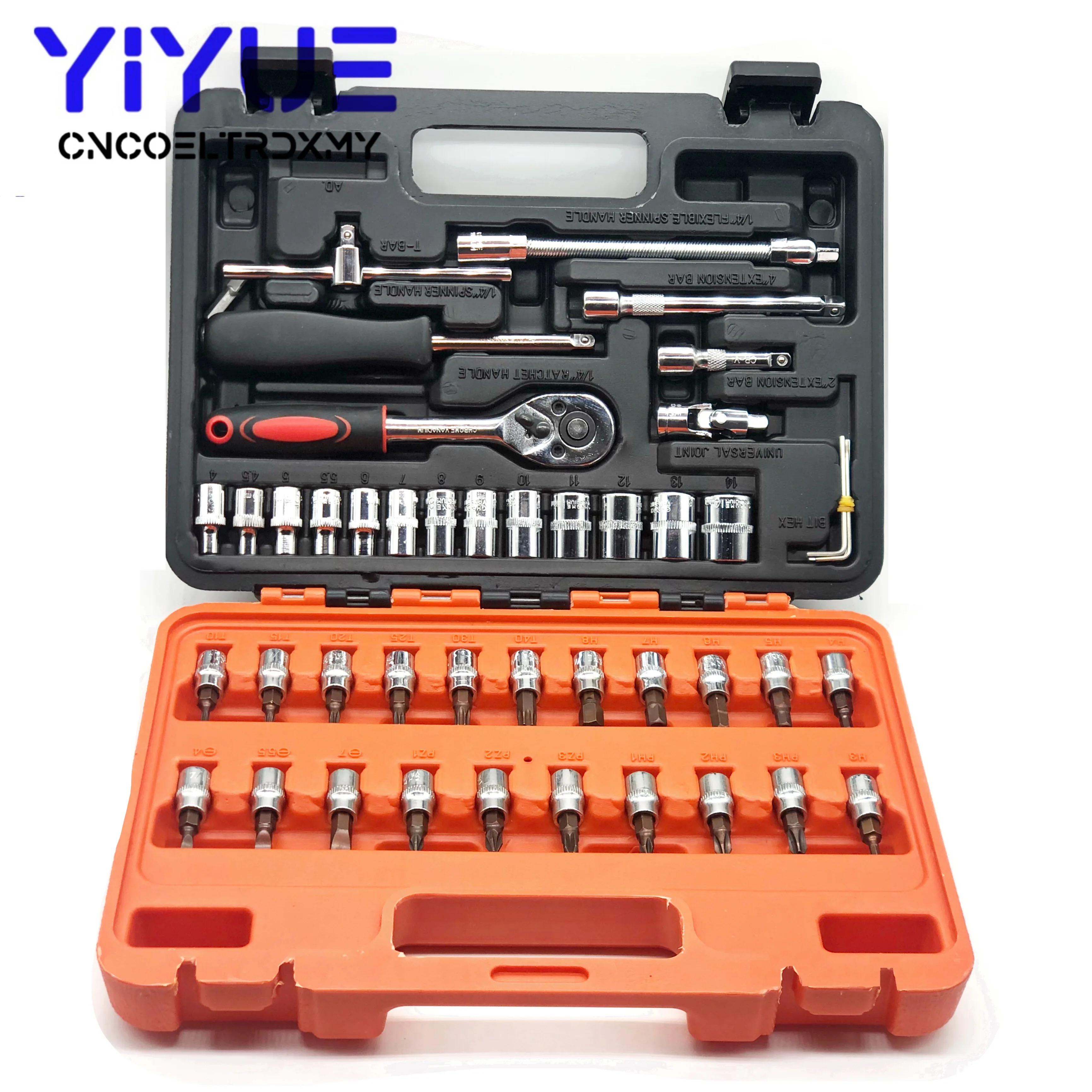 46PCs Car Repair Tool Set Mechanic Tool Kits Screwdrivers Ratchet Spanner Wrenches Sockets
46PCs Car Repair Tool Set Mechanic Tool Kits Screwdrivers Ratchet Spanner Wrenches Sockets