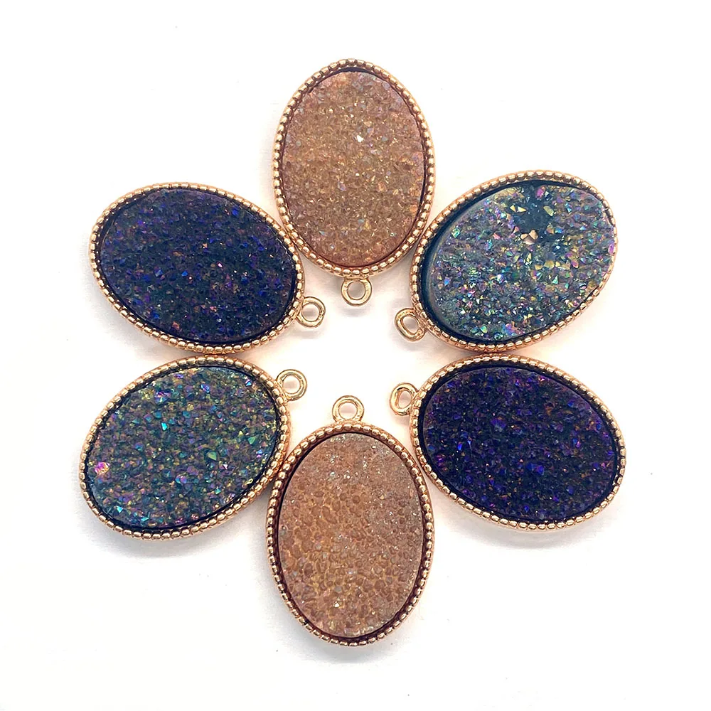 Natural Stone Oval Necklace Pendant for Handmade Color Exquisite Ladies Earring Pendant Jewelry Making Accessories Wholesale
Natural Stone Oval Necklace Pendant for Handmade Color Exquisite Ladies Earring Pendant Jewelry Making Accessories Wholesale