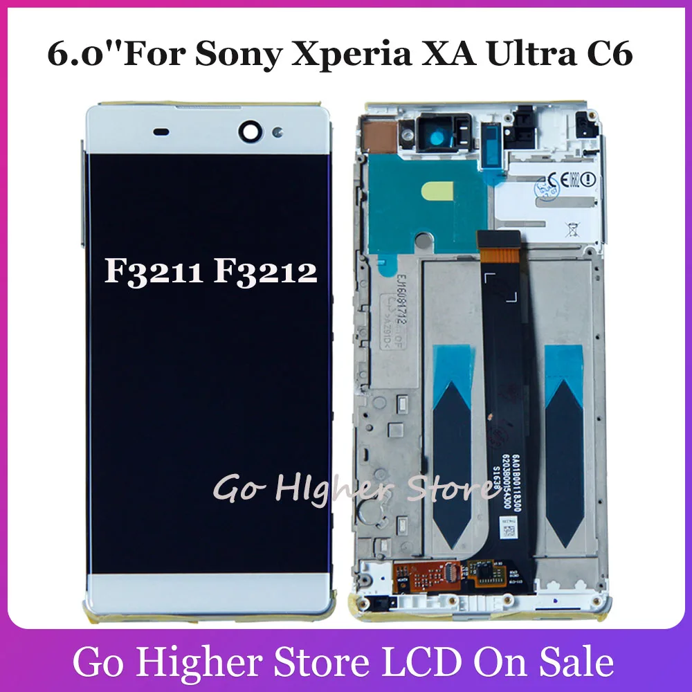 ЖК дисплей 6 0 ''для Sony Xperia XA Ultra C6 F3211 F3212 с сенсорным экраном и дигитайзером в