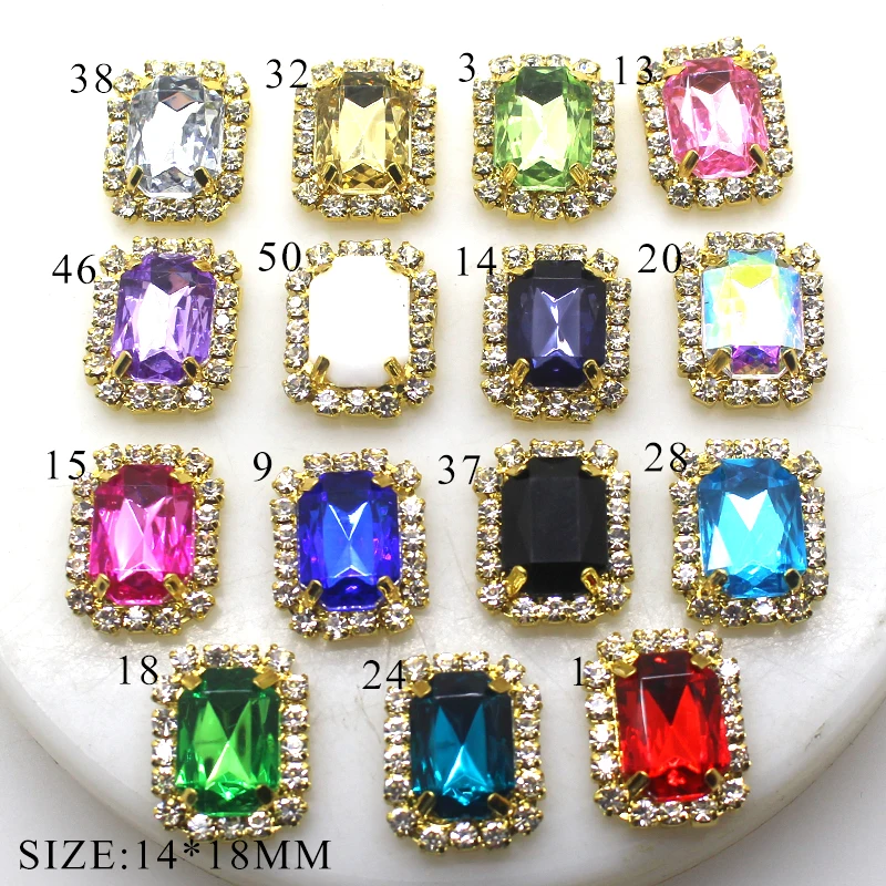 10Pc 16*20MM Gold 4 Holes Sewing Button Rhinestone For Clothing Hair Accessories Center Scrapbook Decorative DIY Sewing Supplies
10Pc 16*20MM Gold 4 Holes Sewing Button Rhinestone For Clothing Hair Accessories Center Scrapbook Decorative DIY Sewing Supplies