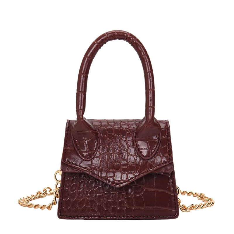 Retro Crocodile Pattern Crossbody Bags for Women 2021 Luxury Quality PU Leather Chains Shoulder Bag Mini Female Handbags Purses
Retro Crocodile Pattern Crossbody Bags for Women 2021 Luxury Quality PU Leather Chains Shoulder Bag Mini Female Handbags Purses