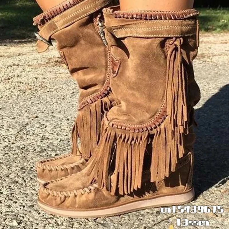 Pirate Boots Woman Pleated Tassel Mid-calf Boots Womens Sewing Footwear Buckle Leather High Heels Shoes Female Plus Size Zip
Pirate Boots Woman Pleated Tassel Mid-calf Boots Womens Sewing Footwear Buckle Leather High Heels Shoes Female Plus Size Zip