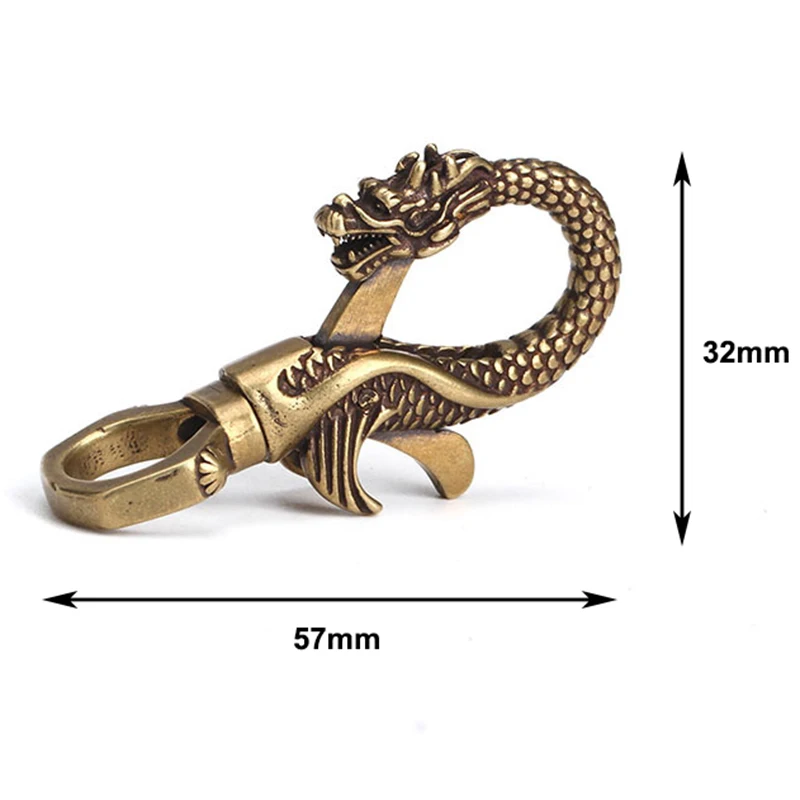 Mini Retro Brass Dragon Figurine Mini Statue Sculpture Keychain Small Ornament Home Desk Decoration Brand New And High Quality
Mini Retro Brass Dragon Figurine Mini Statue Sculpture Keychain Small Ornament Home Desk Decoration Brand New And High Quality