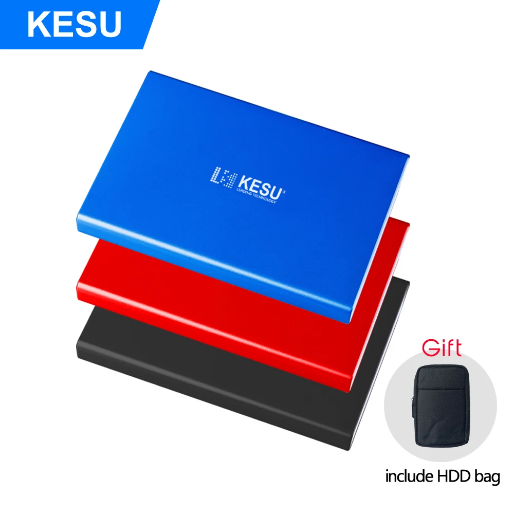 

KESU Slim Portable External Hard Drive 1TB 2TB Disco duro externo USB3.0 Disque dur externe for PC, Mac,Tablet, Xbox, PS4,TV box