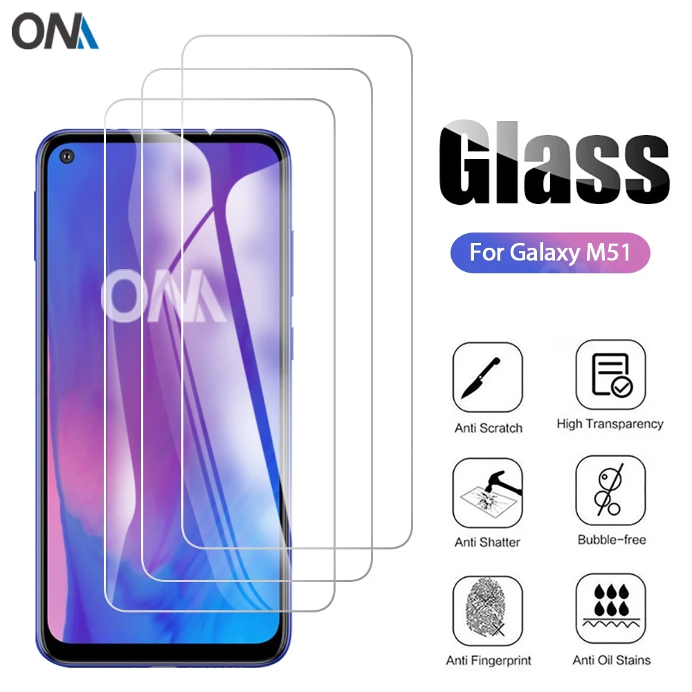 3Pcs Tempered Glass For Samsung Galaxy M51 Glass Screen Protector 9H Premium Tempered Glass for Galaxy M51 Protective Film
3Pcs Tempered Glass For Samsung Galaxy M51 Glass Screen Protector 9H Premium Tempered Glass for Galaxy M51 Protective Film