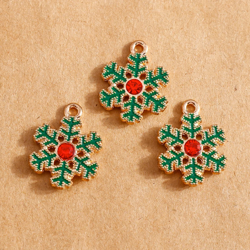 10pcs 17*21mm Christmas Snowflakes Pendants Flowers Charms for Jewelry Making Enamel Charms for Bracelets Necklaces DIY Findings
10pcs 17*21mm Christmas Snowflakes Pendants Flowers Charms for Jewelry Making Enamel Charms for Bracelets Necklaces DIY Findings