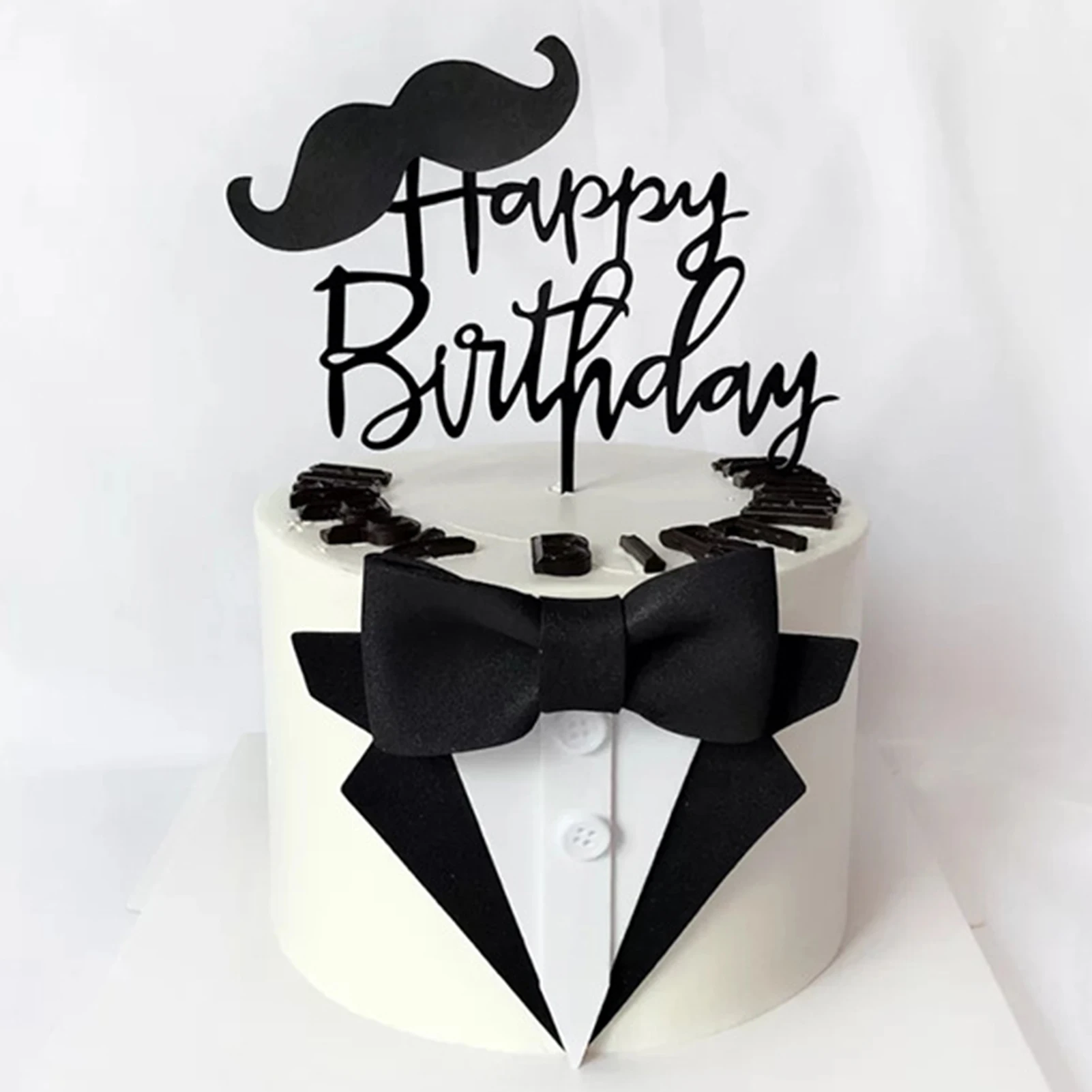 Suit Bow Tie Cake plugin Decor Father's Day Cake Insert Card Decoration kitchen pastry Baking Dad Birthday Cake decoration card
Suit Bow Tie Cake plugin Decor Father's Day Cake Insert Card Decoration kitchen pastry Baking Dad Birthday Cake decoration card