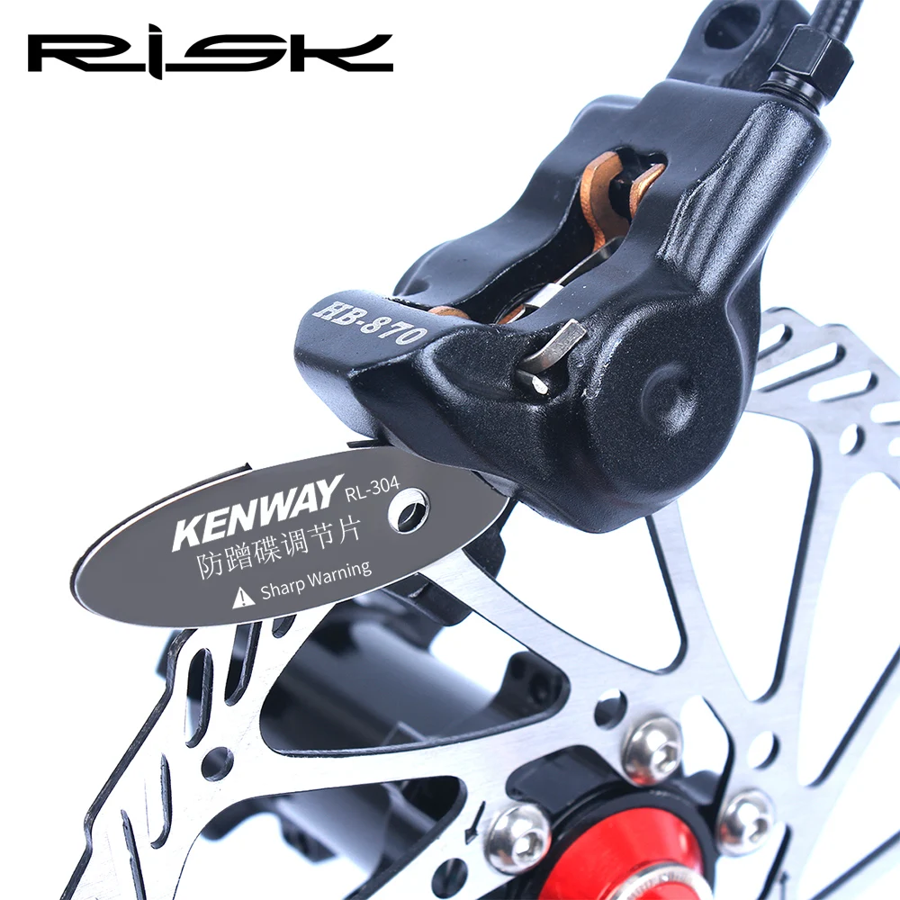 

RISK MTB Disc Brake Pads Adjusting Tool Bicycle Pads Mounting Assistant Brake Pads Rotor Alignment Tools Spacer Bike Repair Kit