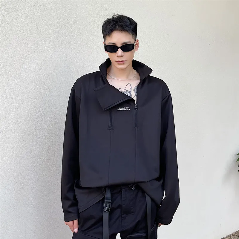 Мужская Уличная одежда, модный Свободный Повседневный пуловер, свитшот с длинным рукавом, куртка с воротником-стойкой, свитшот с двойной мо...
Мужская Уличная одежда, модный Свободный Повседневный пуловер, свитшот с длинным рукавом, куртка с воротником-стойкой, свитшот с двойной мо...