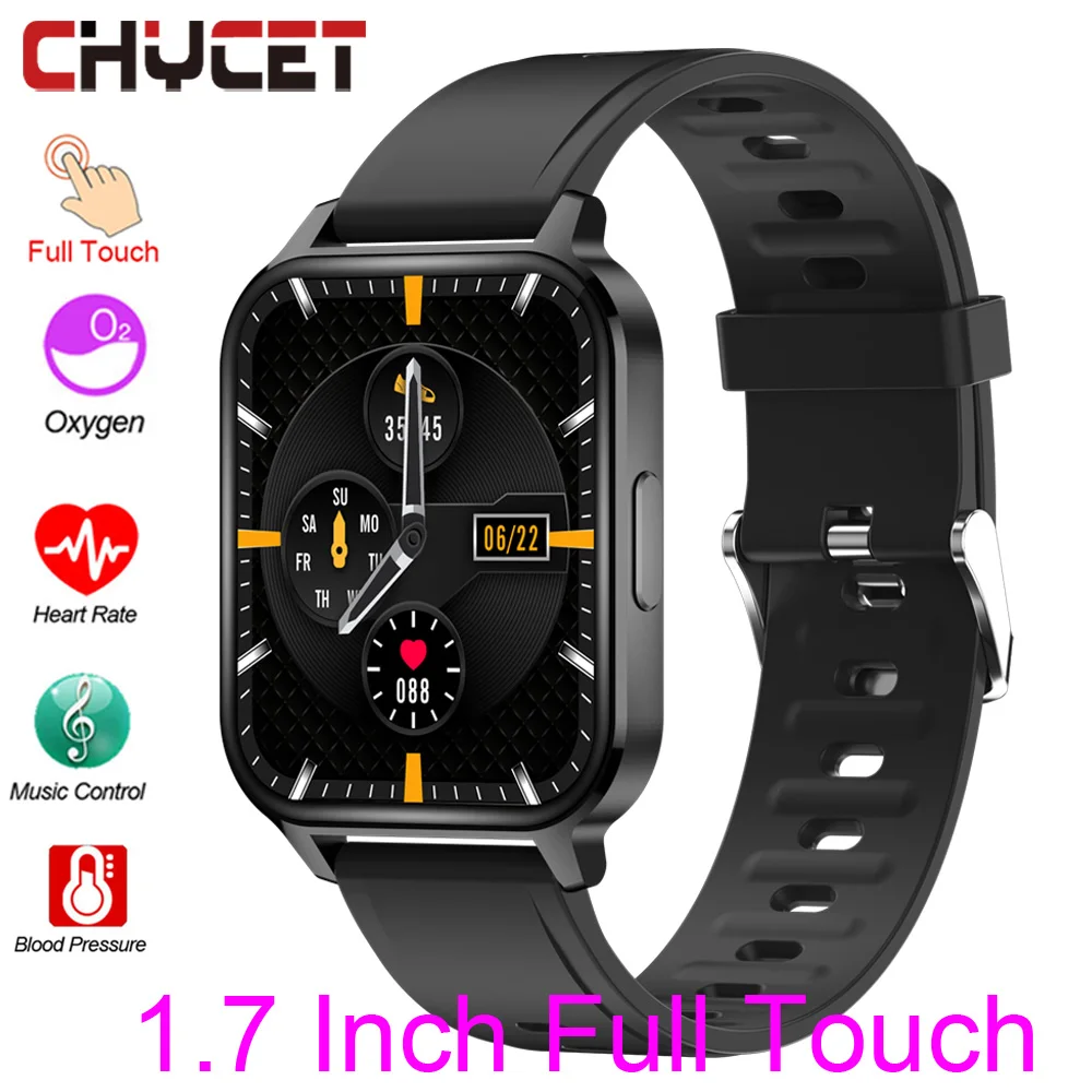 Мужские Смарт-часы CHYCET, 1,7 дюйма, полностью сенсорное управление музыкой, умные часы для женщин, пульсометр, кислородный монитор, часы на зак...
Мужские Смарт-часы CHYCET, 1,7 дюйма, полностью сенсорное управление музыкой, умные часы для женщин, пульсометр, кислородный монитор, часы на зак...