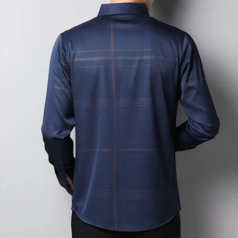 Men's autumn fashion pine stripe printing smooth workmanship western-style lapel business men's long-sleeved shirt
Men's autumn fashion pine stripe printing smooth workmanship western-style lapel business men's long-sleeved shirt