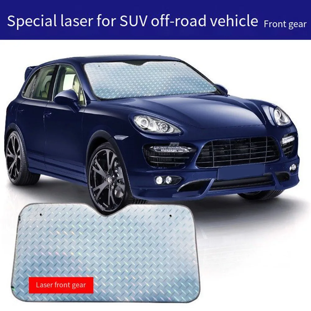 130*60cm Car Sunshade Foldable Reflective Sun Visor Front Windshield Glass Cover Block UV Auto Window Curtains
130*60cm Car Sunshade Foldable Reflective Sun Visor Front Windshield Glass Cover Block UV Auto Window Curtains