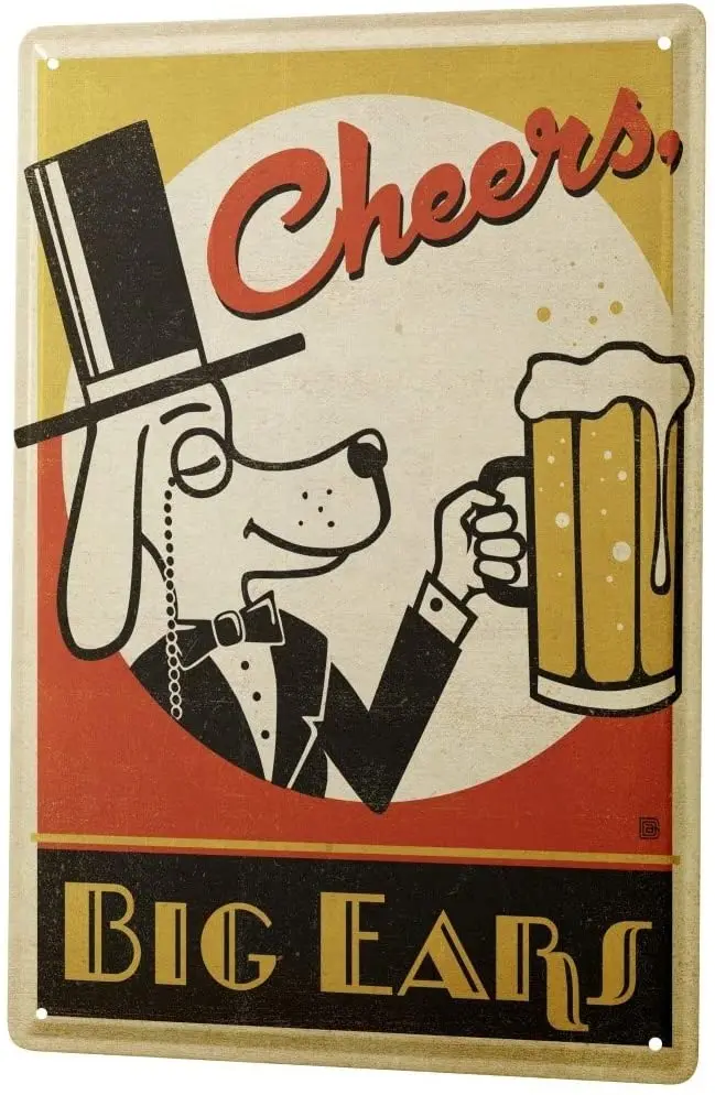 Billboard, retro metal plate, home decoration sign board, wall decoration board, glass, beer, dog, l, 2004
Billboard, retro metal plate, home decoration sign board, wall decoration board, glass, beer, dog, l, 2004