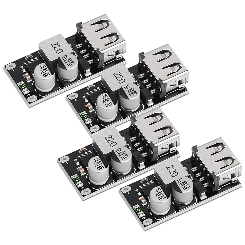 USB Buck Converter, 4Pcs DC-DC Step Down Module 6-32V 12V 24V to 5V QC 3.0 Charging Module Power Supply
USB Buck Converter, 4Pcs DC-DC Step Down Module 6-32V 12V 24V to 5V QC 3.0 Charging Module Power Supply
