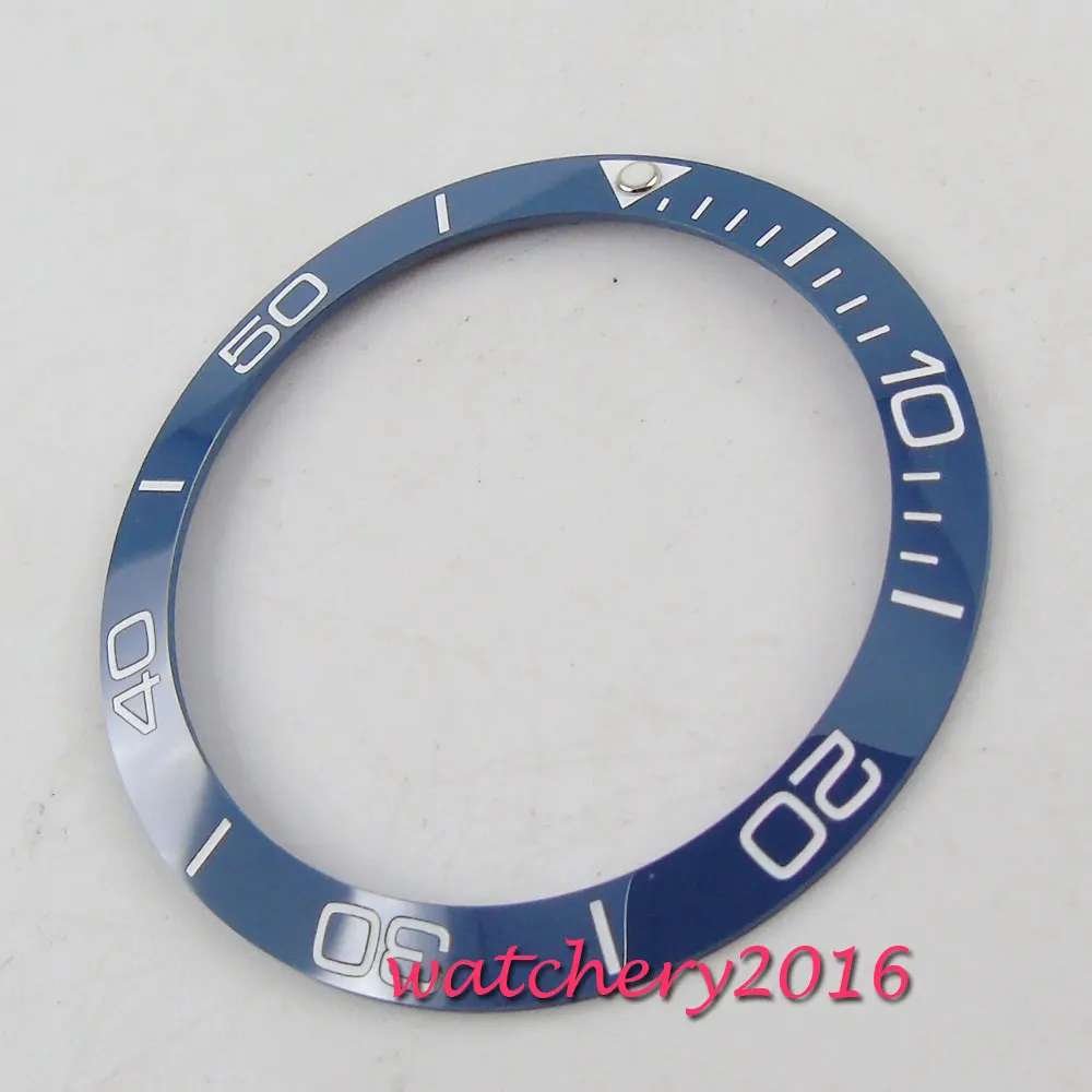 38mm Blue Watch Bezel Insert For 40mm Mens Watch Face Inner Diameter 30.6mm Watches Replacement Accessories
38mm Blue Watch Bezel Insert For 40mm Mens Watch Face Inner Diameter 30.6mm Watches Replacement Accessories