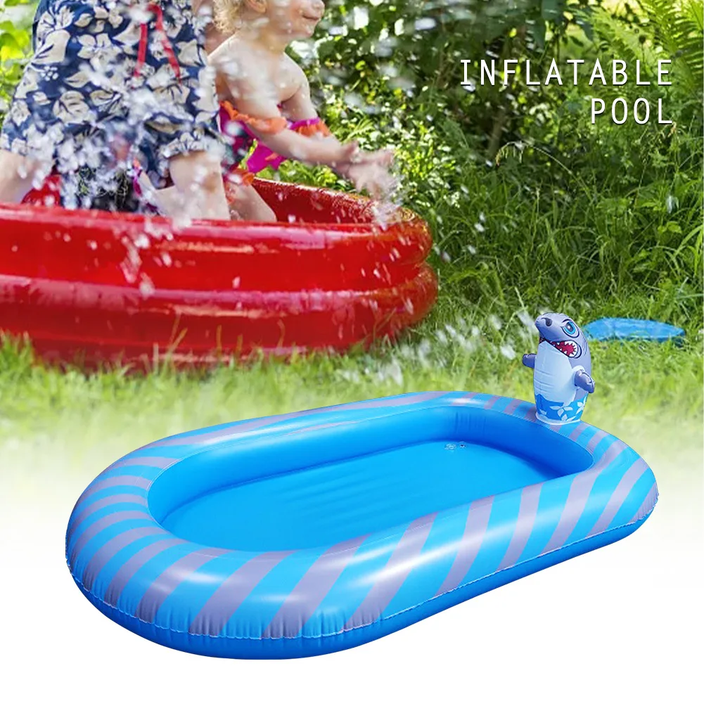 Children's Inflatable Swimming Pool Sprinkler Fun Backyard Summer For Kids Cartoon Shark Water Toys Adjustable Water Pressure
Children's Inflatable Swimming Pool Sprinkler Fun Backyard Summer For Kids Cartoon Shark Water Toys Adjustable Water Pressure