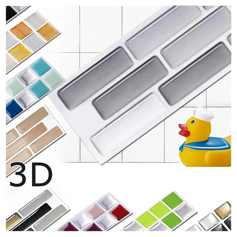 VividTies-6 Sheets White Gray Marble Self Adhesive Wall Tiles
VividTies-6 Sheets White Gray Marble Self Adhesive Wall Tiles