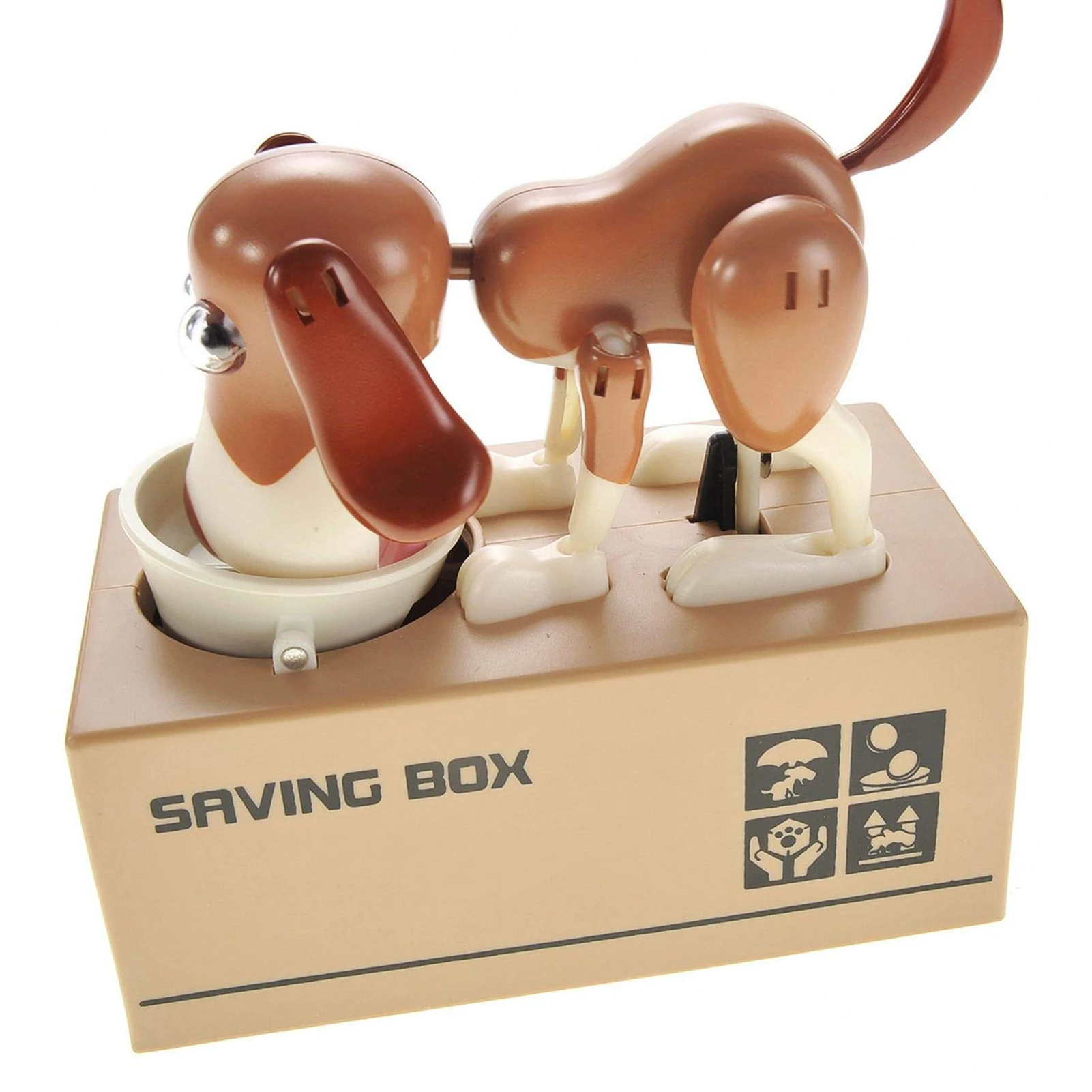 Hot Little Dog Puggy Bank Battery Powered Robotic Coin Munching Toy Money Box Saving Money Coin Bank for Kids
Hot Little Dog Puggy Bank Battery Powered Robotic Coin Munching Toy Money Box Saving Money Coin Bank for Kids