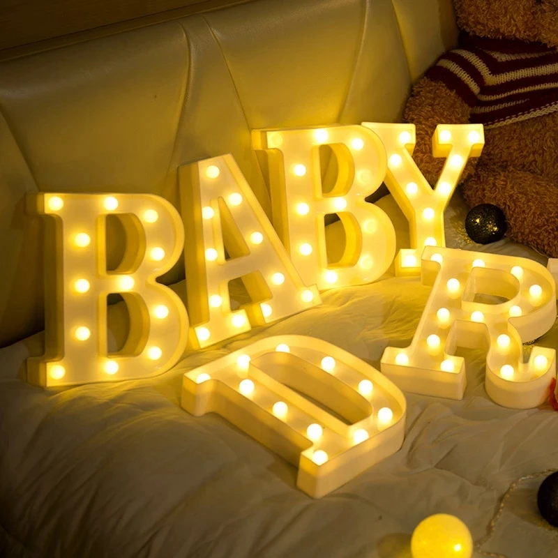 Home Decoration DIY Letter Symbol Sign Heart Plastic LED Lights Desk Decor Letters Ornament for Wedding Valentine's Day Gift
Home Decoration DIY Letter Symbol Sign Heart Plastic LED Lights Desk Decor Letters Ornament for Wedding Valentine's Day Gift