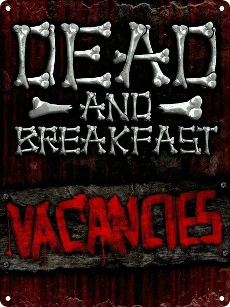 Metal sign wall sign wall decorative plaque art collection Tin Sign Dead And Breakfast
Metal sign wall sign wall decorative plaque art collection Tin Sign Dead And Breakfast