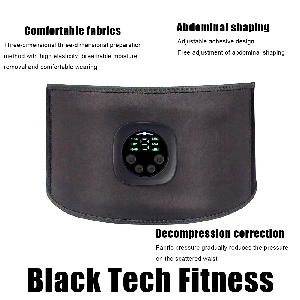 Smart Slimming Belt EMS Abdominal Apparatus Shaped Belt Abdominal Muscle Massage Sticker Fitness Equipment Weight Loss
Smart Slimming Belt EMS Abdominal Apparatus Shaped Belt Abdominal Muscle Massage Sticker Fitness Equipment Weight Loss
