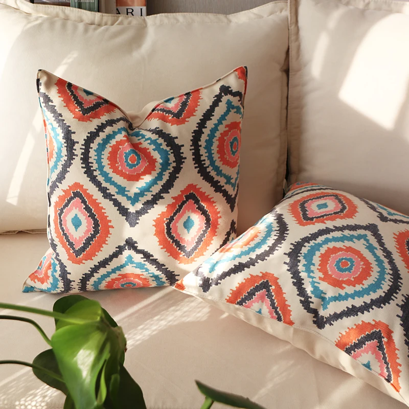 Cotton Linen Pillow Case Vintage American Floral Back Pillows Cover Modern Colorful Pillowcase for Home Hotel Room 45*45cm
Cotton Linen Pillow Case Vintage American Floral Back Pillows Cover Modern Colorful Pillowcase for Home Hotel Room 45*45cm