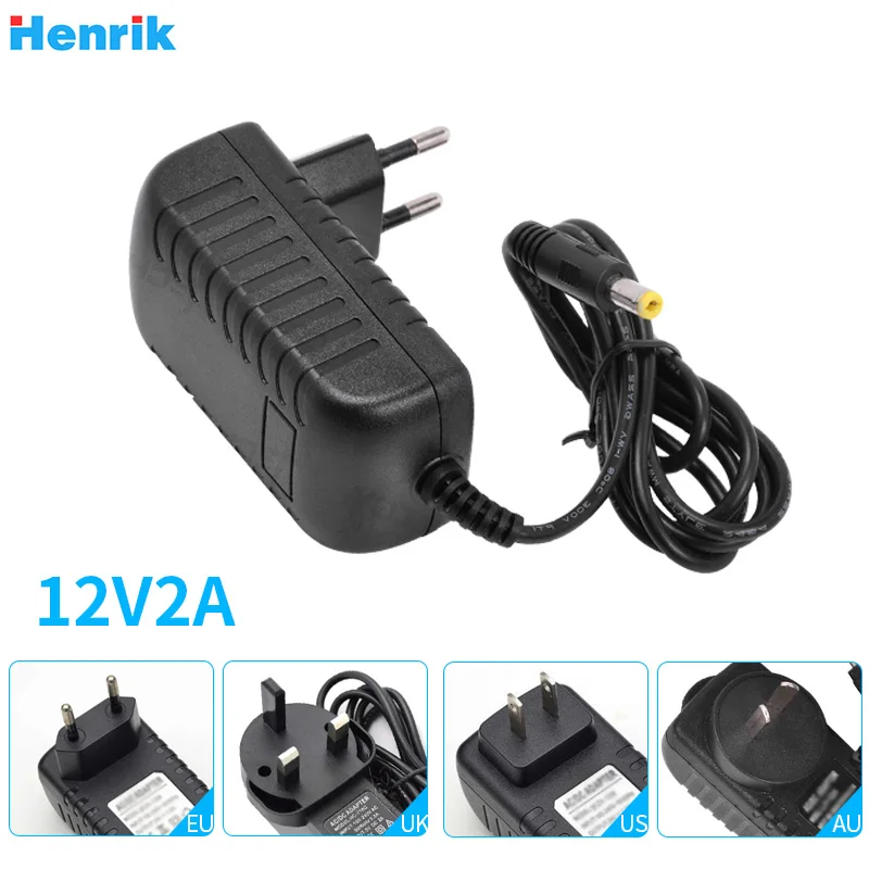 Qualified AC 110-240V To DC 12V 2A Power Supply Adapter For CCTV,EU/US/UK/AU Plug
Qualified AC 110-240V To DC 12V 2A Power Supply Adapter For CCTV,EU/US/UK/AU Plug