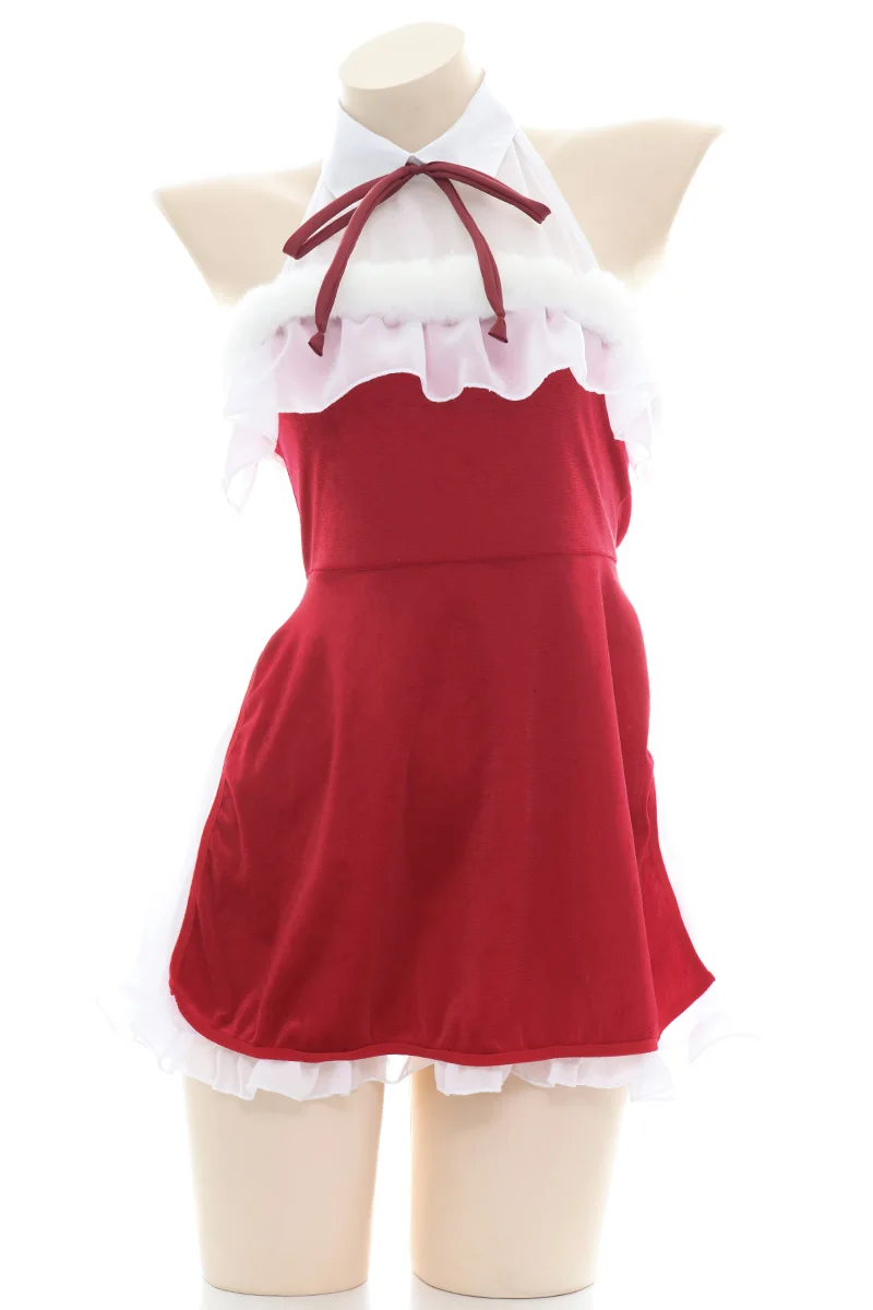 Women's New Year Lolita Girl Sexy Red Side Split Nightdress Sleepwear Cute Chiffon Ruffles Maid Private Kawaii Party Dress Gifts
Women's New Year Lolita Girl Sexy Red Side Split Nightdress Sleepwear Cute Chiffon Ruffles Maid Private Kawaii Party Dress Gifts