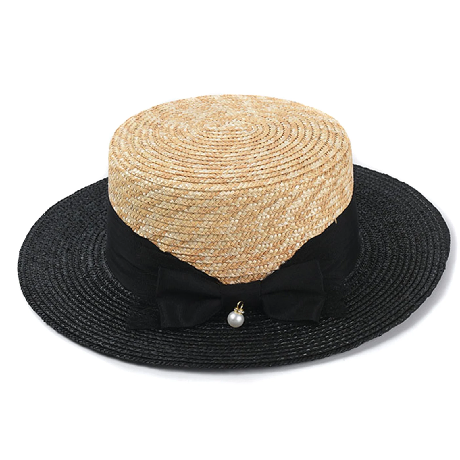 Newly Women Straw Hat with Bowknot Decor Wide Brim Cap Breathable Flat Hat for Outdoor Beach Summer 56-58cm m99
Newly Women Straw Hat with Bowknot Decor Wide Brim Cap Breathable Flat Hat for Outdoor Beach Summer 56-58cm m99