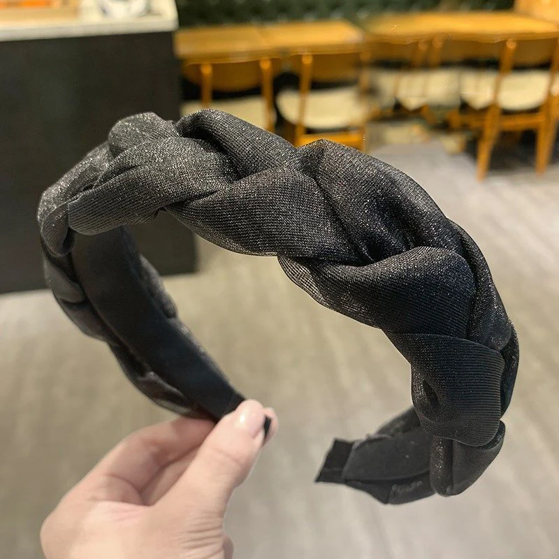 Korean Organza Twisted Hairband Sweet Super Fairy Headband Woven Mesh Wide-brimmed Head Hoop Bezel Turban Hair Accesories 2021
Korean Organza Twisted Hairband Sweet Super Fairy Headband Woven Mesh Wide-brimmed Head Hoop Bezel Turban Hair Accesories 2021