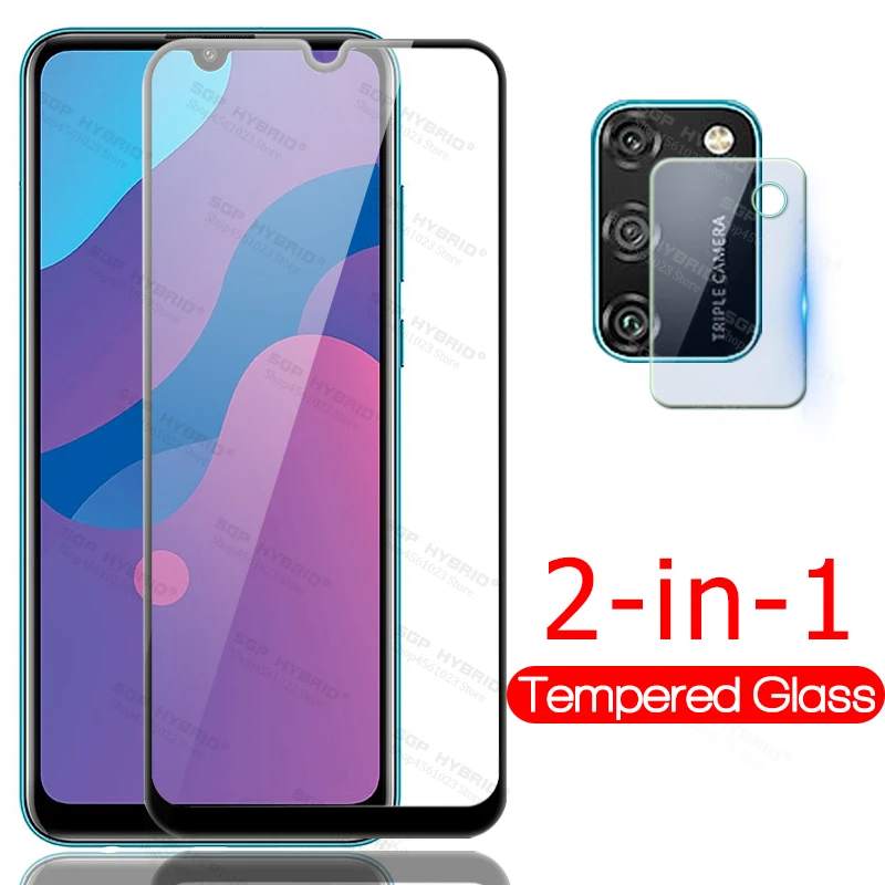 Защитная пленка 2 в 1 для Huawei Honor 9a 9c 9s стекло защиты объектива камеры и переднее