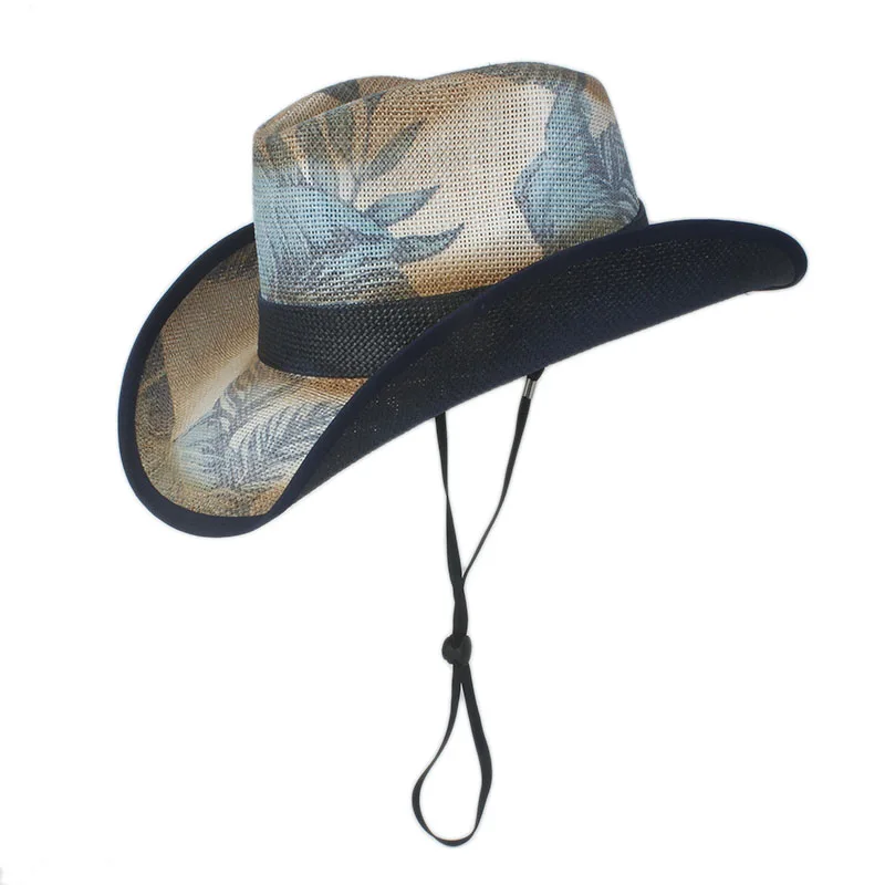 Women Men Straw Cowboy Hat Western Sombrero Hombre Hat Western Shape-It Brim Windproof Rope Sun Hat
Women Men Straw Cowboy Hat Western Sombrero Hombre Hat Western Shape-It Brim Windproof Rope Sun Hat