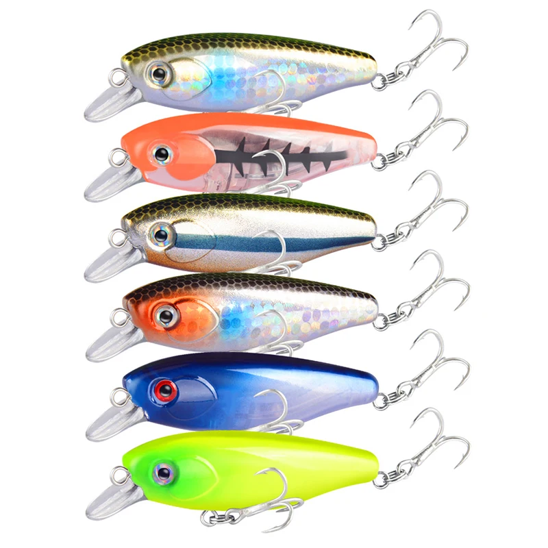 1PCS Crankbait Minnow Fishing Lure Floating Hard Bait 6.5cm 7.5g Artificial Bait Fishing Wobblers Swimming Carp Fishing Tackle
1PCS Crankbait Minnow Fishing Lure Floating Hard Bait 6.5cm 7.5g Artificial Bait Fishing Wobblers Swimming Carp Fishing Tackle