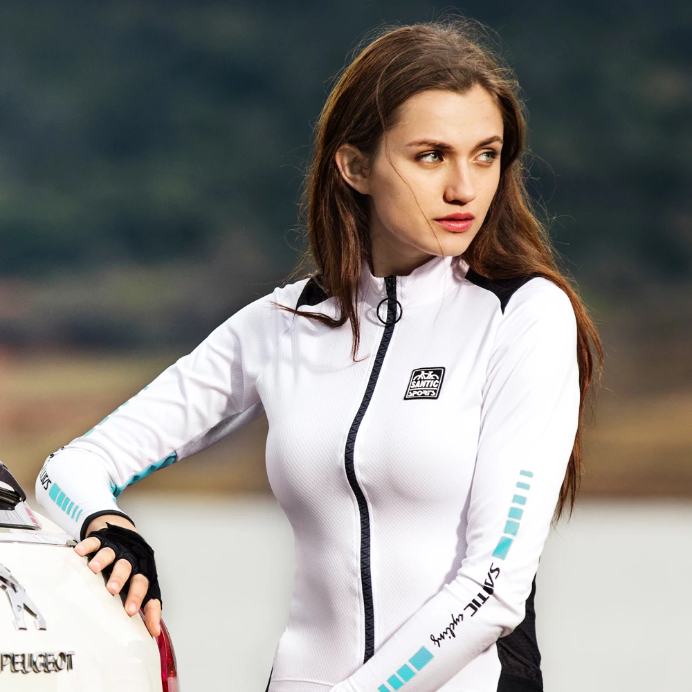 Santic Women Long Sleeve Cycling Jersey Pro Fit MTB Road Bike Top Jerseys Spring Summer Mountain Bicycle Jersey Sport Clothing
Santic Women Long Sleeve Cycling Jersey Pro Fit MTB Road Bike Top Jerseys Spring Summer Mountain Bicycle Jersey Sport Clothing