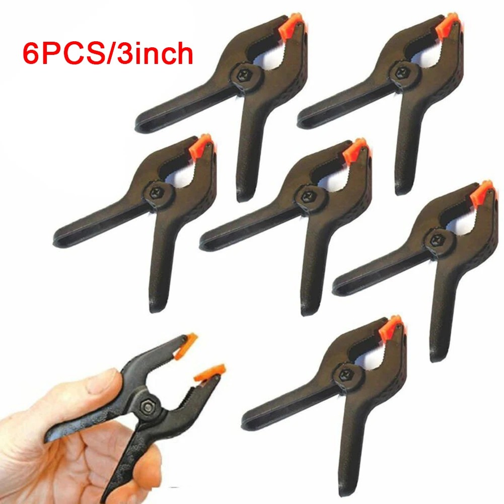 6pcs/Lot 3inch A-shape Plastic Spring Clamps Craft Woodworking Grip Photo Background Cramps Reinforced Nylon Handles
6pcs/Lot 3inch A-shape Plastic Spring Clamps Craft Woodworking Grip Photo Background Cramps Reinforced Nylon Handles