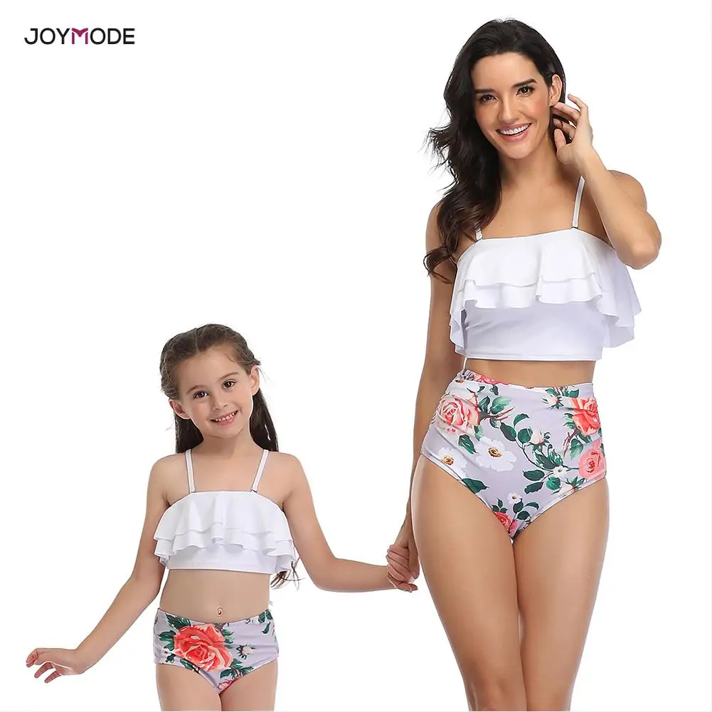 Parent-child Swimwear Mother Daughter Swimsuit Women Girl floral Pattern Bikini Set Family Matching Clothes Halter Bathing Suit
Parent-child Swimwear Mother Daughter Swimsuit Women Girl floral Pattern Bikini Set Family Matching Clothes Halter Bathing Suit