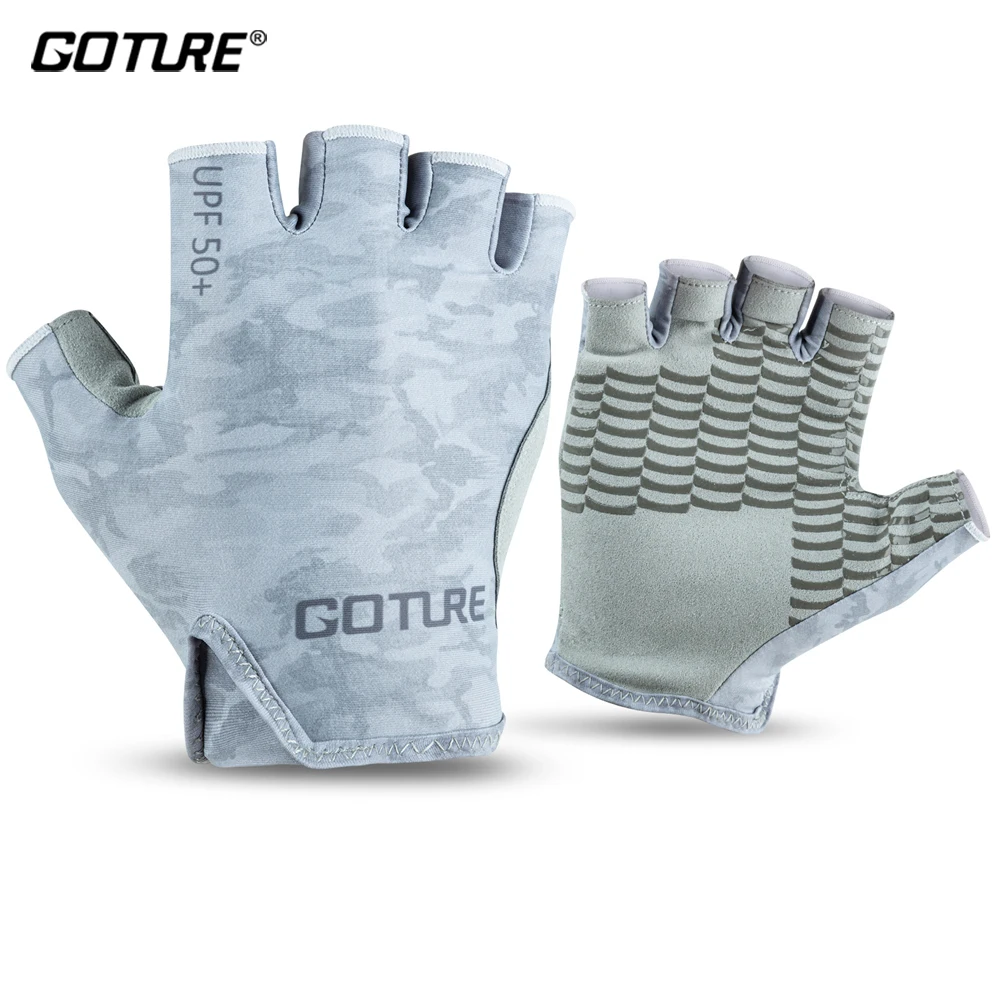 Goture Sunscreen Silicone Fishing Gloves Non-Slip Breathable Flexible Unisex Half Finger Gloves For Water Sports Hiking Cycling
Goture Sunscreen Silicone Fishing Gloves Non-Slip Breathable Flexible Unisex Half Finger Gloves For Water Sports Hiking Cycling
