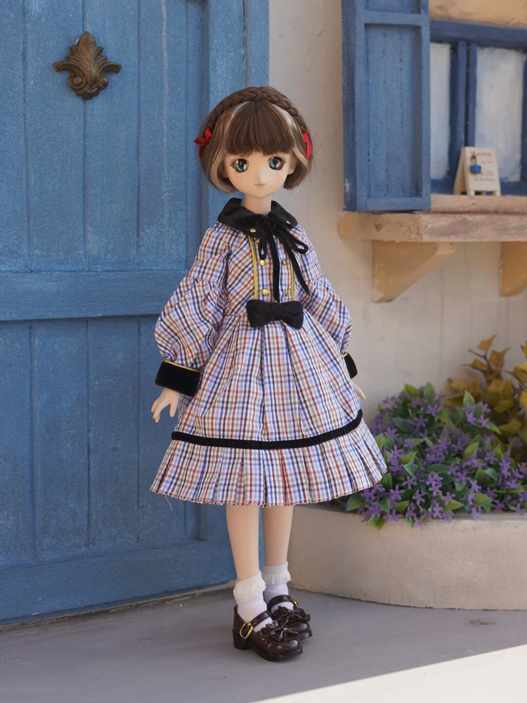 Одежда для куклы BJD, платье с бантом, юбка в клетку с длинным рукавом, Женский комплект из 3 цветов, милое платье для девочек, для кукол на заказ 1/3 1/4 DD Dy MDD
Одежда для куклы BJD, платье с бантом, юбка в клетку с длинным рукавом, Женский комплект из 3 цветов, милое платье для девочек, для кукол на заказ 1/3 1/4 DD Dy MDD