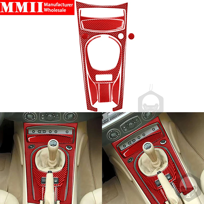 For BMW Z4 E85 2003-2008 Carbon Fiber Manual Gear Panel Set Red Automobile Trim Covers Decorative Sticker Car Accessories
For BMW Z4 E85 2003-2008 Carbon Fiber Manual Gear Panel Set Red Automobile Trim Covers Decorative Sticker Car Accessories