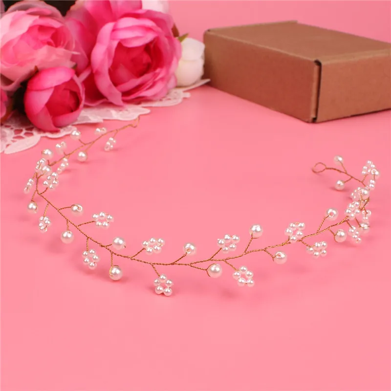 Bridal Headdress Handmade Flower Pearl Headdress Bridal Hair Accessories Wedding Jewelry
Bridal Headdress Handmade Flower Pearl Headdress Bridal Hair Accessories Wedding Jewelry