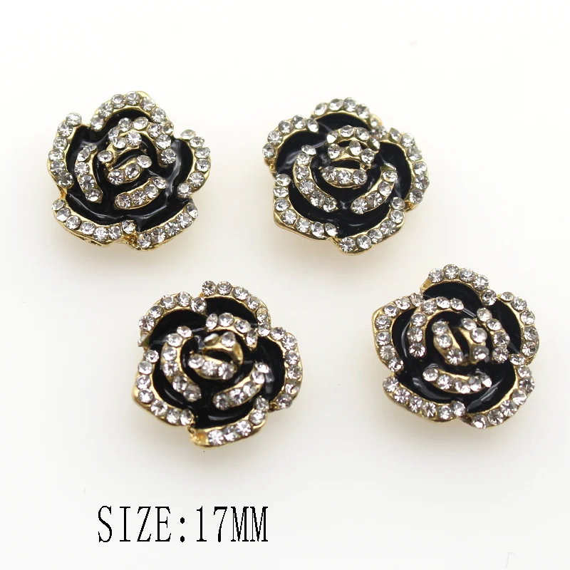 5pcs/lot 17MM Alloy Flower Flat Bottom Rhinestone Button DIY Gold Sewing Hair Accessories,Headwear Decorative Craft Supplies
5pcs/lot 17MM Alloy Flower Flat Bottom Rhinestone Button DIY Gold Sewing Hair Accessories,Headwear Decorative Craft Supplies