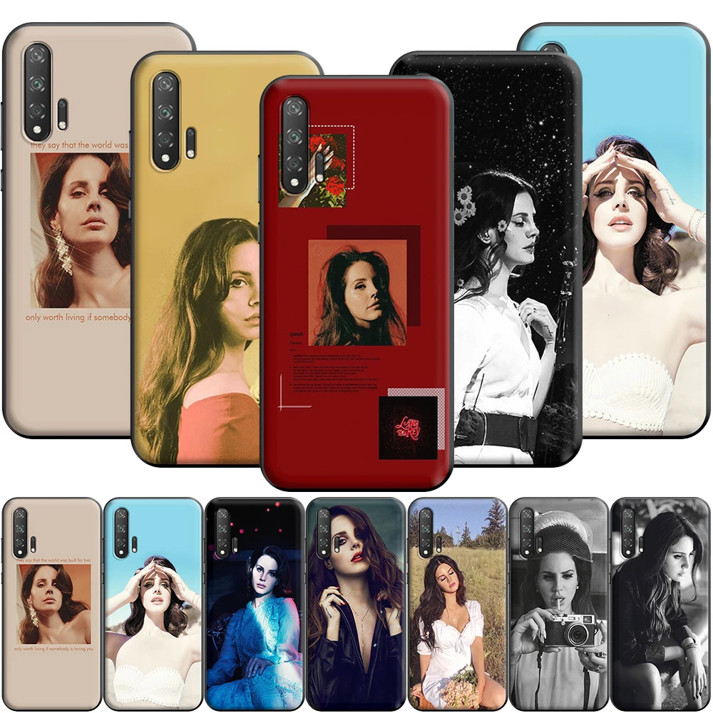 Силиконовый чехол Lana Del Rey для Huawei Honor V30 30 8 8A 8X 8C 9 9X 10 Note View 20 20S Pro Lite|Бамперы| |