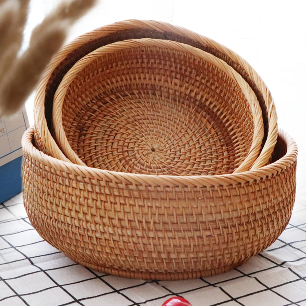 3pcs/set Natural Rattan Storage Basket Set Holder For Bread Fruit Wicker Decoration And Organizer For Home Bathroom Living Room
3pcs/set Natural Rattan Storage Basket Set Holder For Bread Fruit Wicker Decoration And Organizer For Home Bathroom Living Room