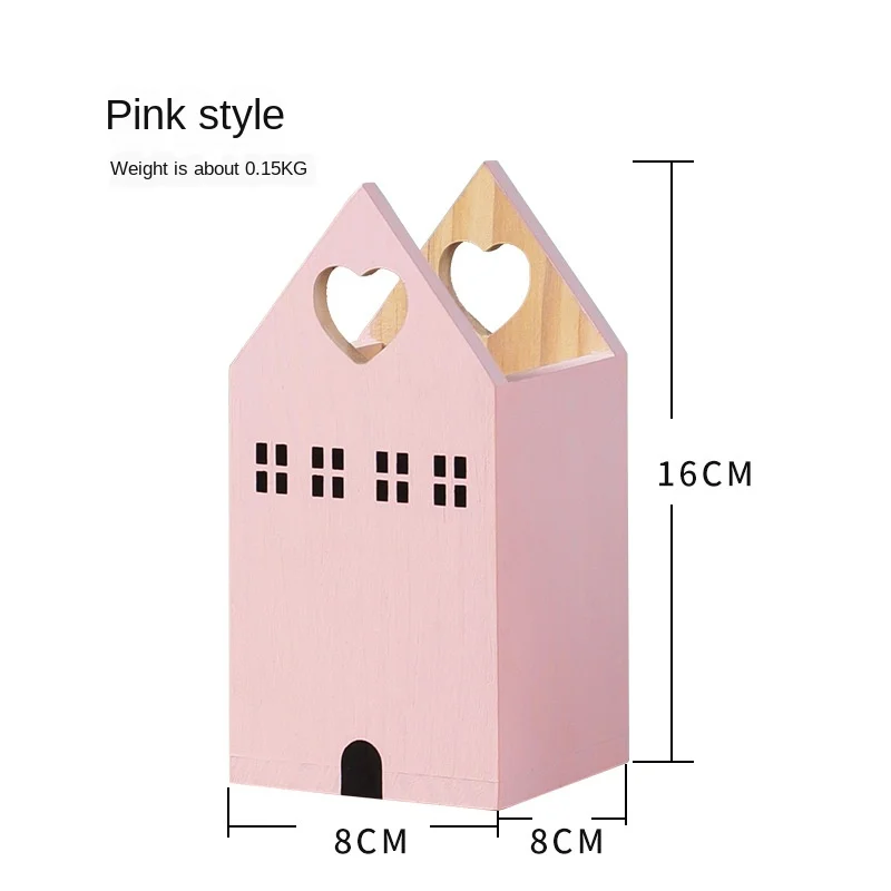 Multifunctional Wooden Castle Wooden House Desktop Pen Holder Creative Home Girl Bedroom Desktop Stationery Storage Home Decor
Multifunctional Wooden Castle Wooden House Desktop Pen Holder Creative Home Girl Bedroom Desktop Stationery Storage Home Decor