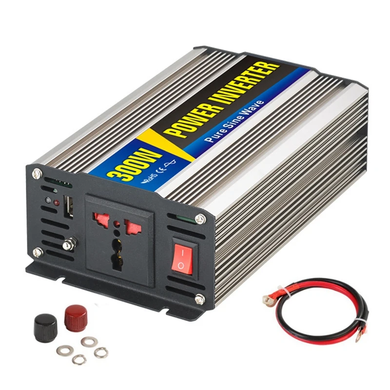 Household Pure Sine Wave Inverter 12V To 110V300W Solar Car Power Converter Eu Plug
Household Pure Sine Wave Inverter 12V To 110V300W Solar Car Power Converter Eu Plug