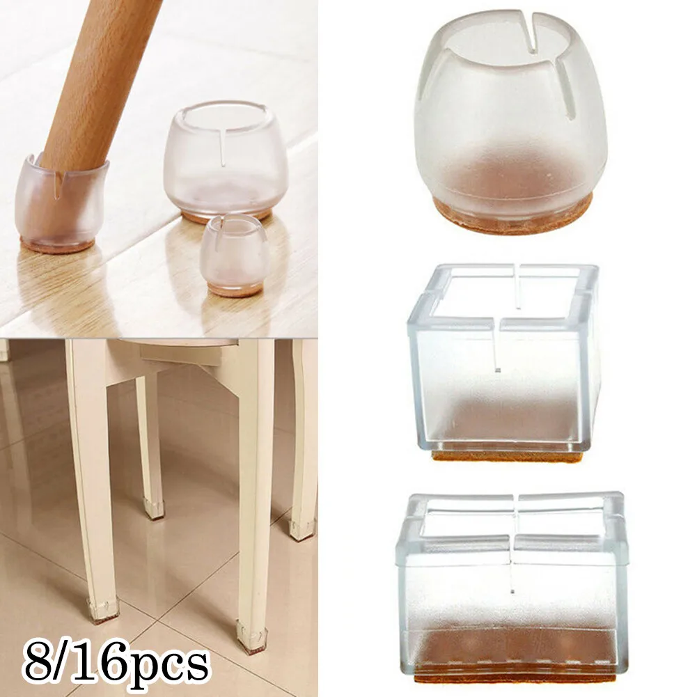 8/16 Pcs Chair Leg Hat Assorted Round Square Rectangle Silicone Floor Protector Furniture Table Feet Covers Pipe Furniture Feet
8/16 Pcs Chair Leg Hat Assorted Round Square Rectangle Silicone Floor Protector Furniture Table Feet Covers Pipe Furniture Feet