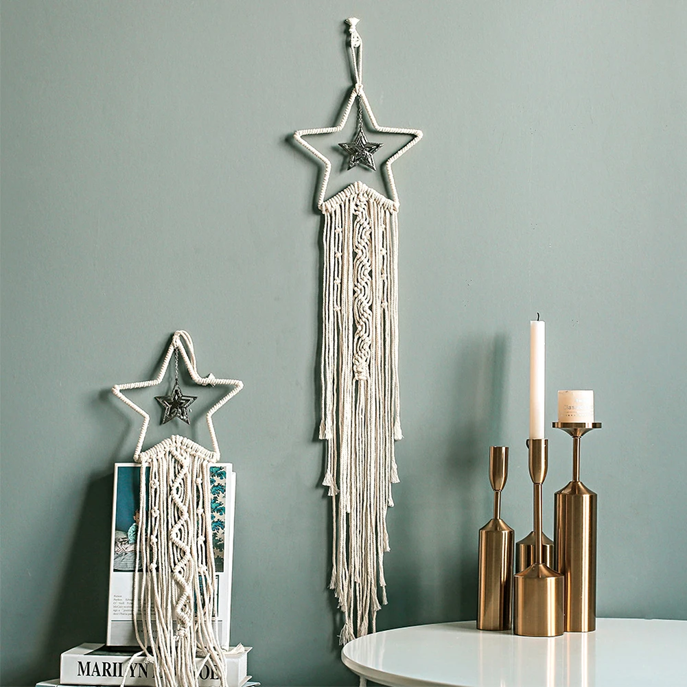 Macrame Moon Star Owl Tapestry Wall Hanging Farmhouse Style Bohemian Leaf Dorm Room Boho Christmas Decoration Gift Home Decor 
Macrame Moon Star Owl Tapestry Wall Hanging Farmhouse Style Bohemian Leaf Dorm Room Boho Christmas Decoration Gift Home Decor