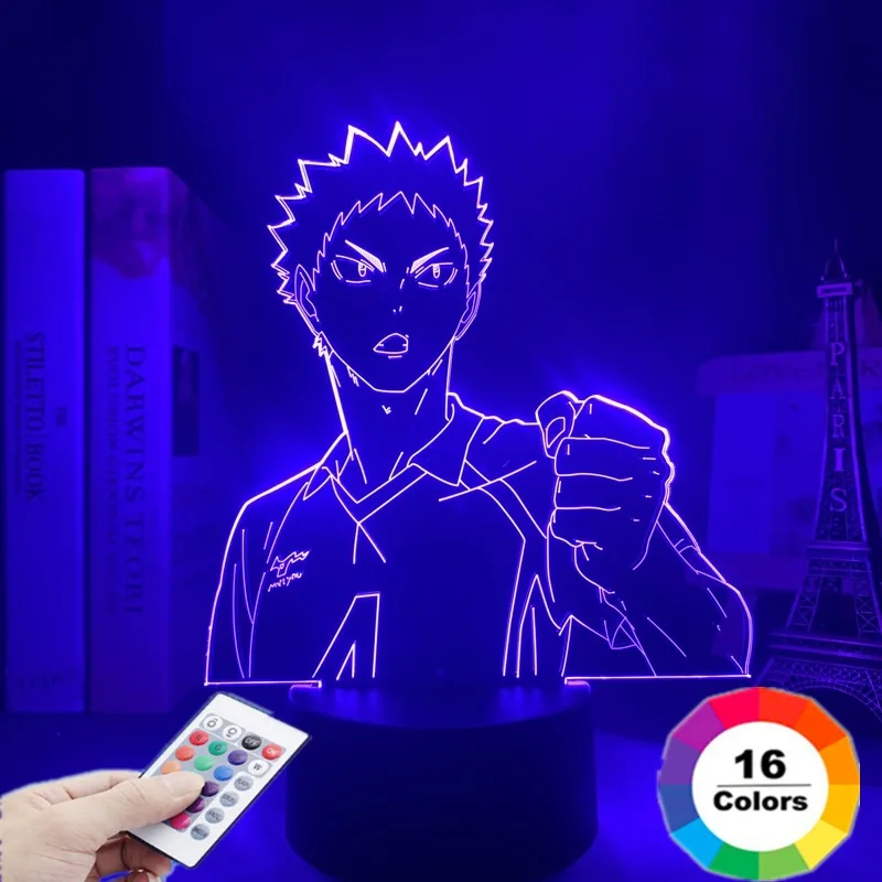 Аниме ночной Светильник Haikyuu Hajime Iwaizumi для спальни Декор ночной Светильник для детей подарок на день рождения манга 3d лампа Iwaizumi Haikyu
Аниме ночной Светильник Haikyuu Hajime Iwaizumi для спальни Декор ночной Светильник для детей подарок на день рождения манга 3d лампа Iwaizumi Haikyu